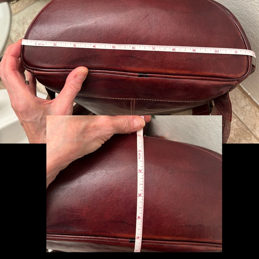 Old Angler Leather Backpack - Picture 7 of 15